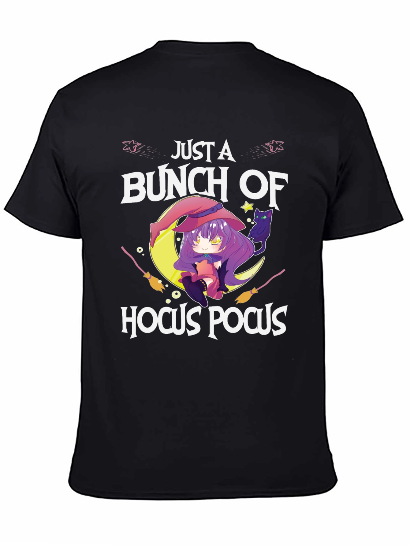 Just a Bunch of Hocus Pocus Anime Witch T-Shirt