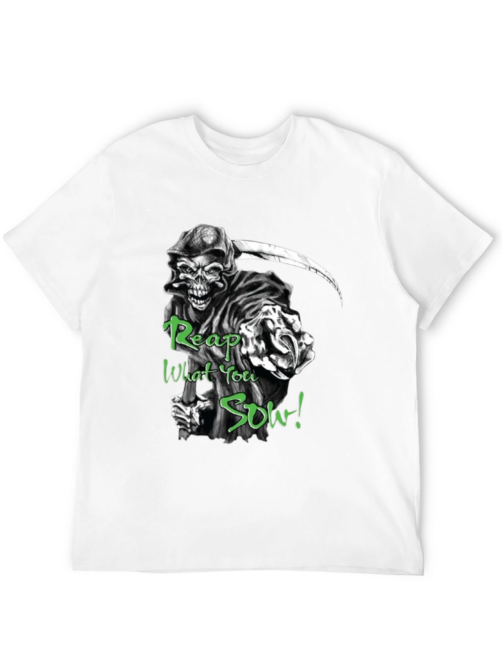 Grim Reaper Reap What You Sow Black T-Shirt