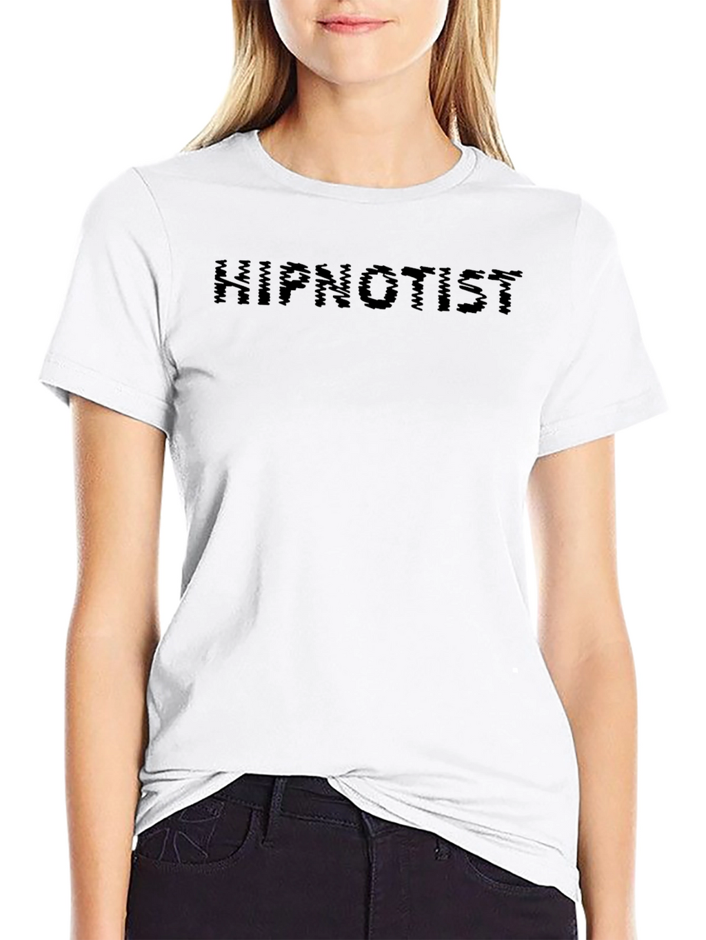 Hipnotist Graphic Tee - Black Cotton T-Shirt