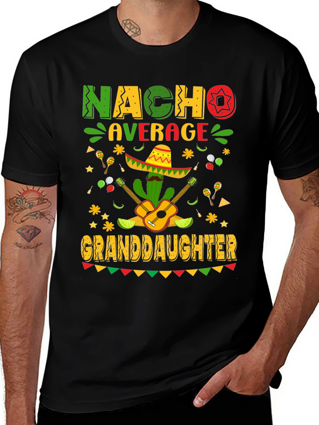 Nacho Average Granddaughter T-Shirt Cinco De Mayo