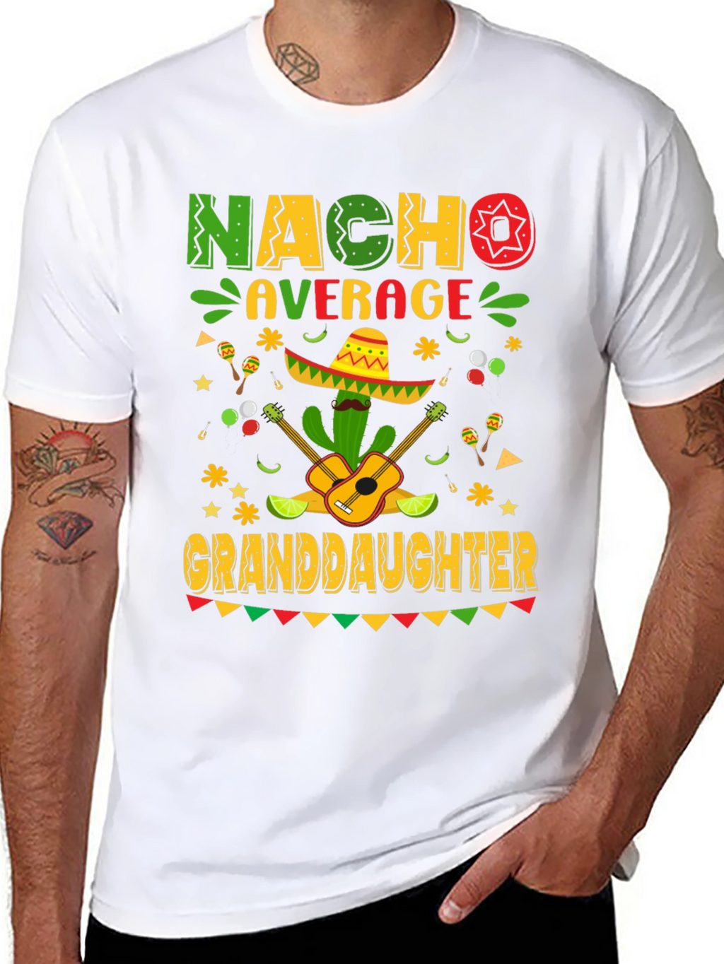 Nacho Average Granddaughter T-Shirt Cinco De Mayo