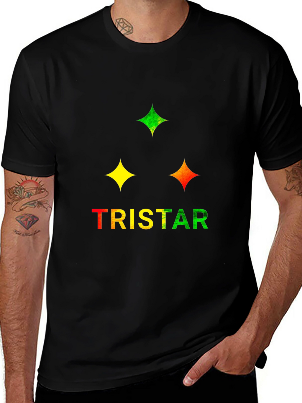 TriStar Graphic Tee - Stylish & Comfortable