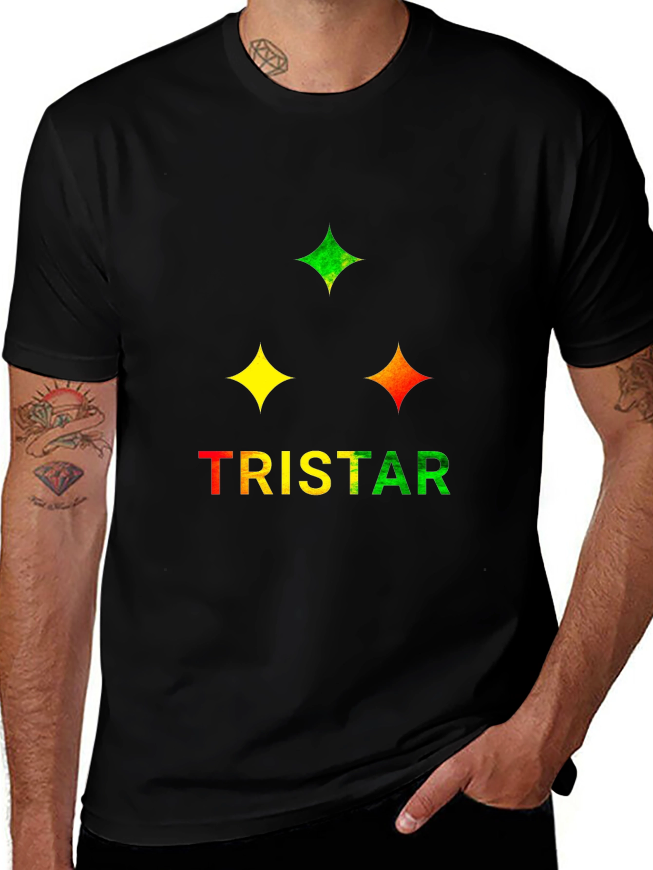 TriStar Graphic Tee - Stylish & Comfortable