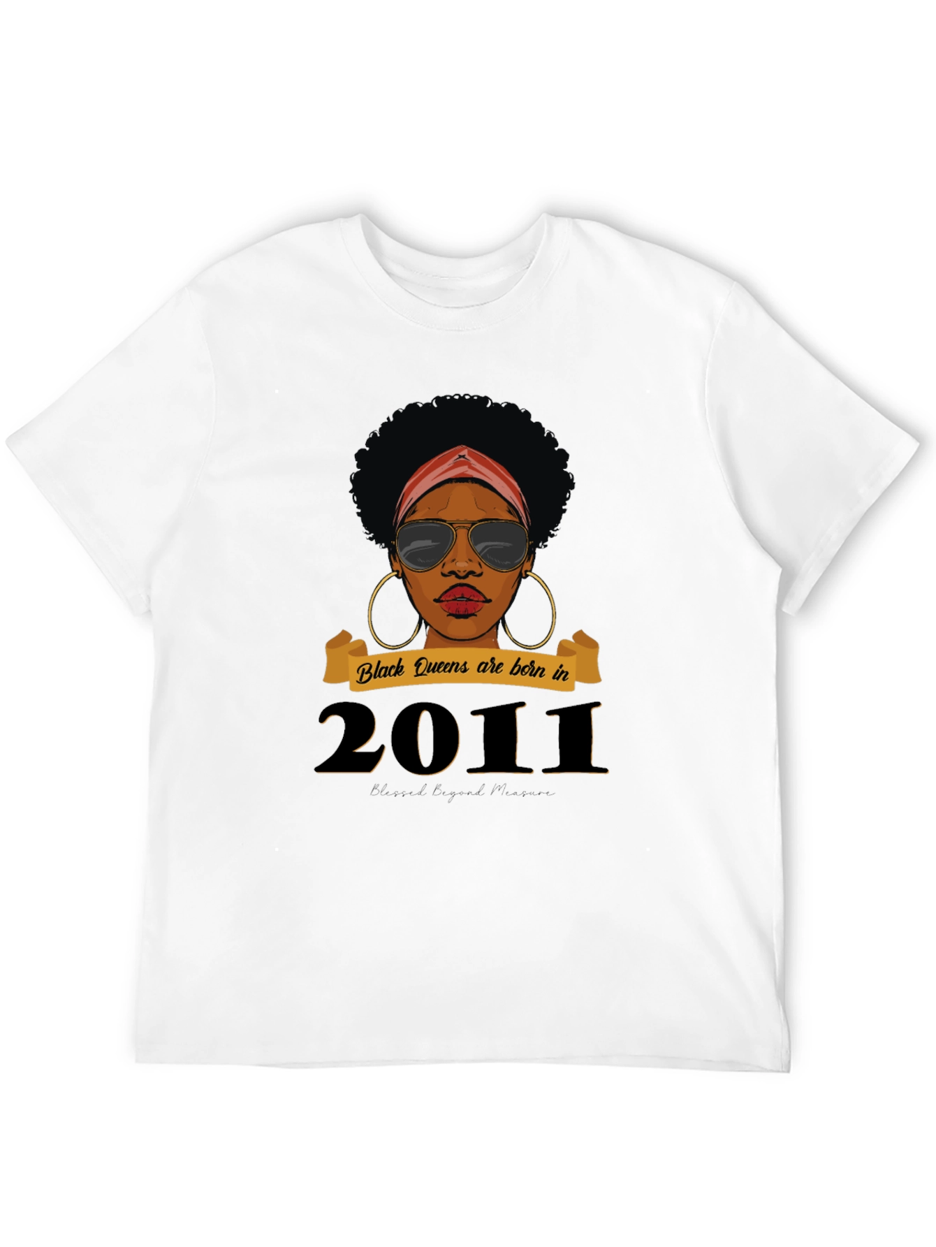 Black Queen Born in 2011 T-Shirt