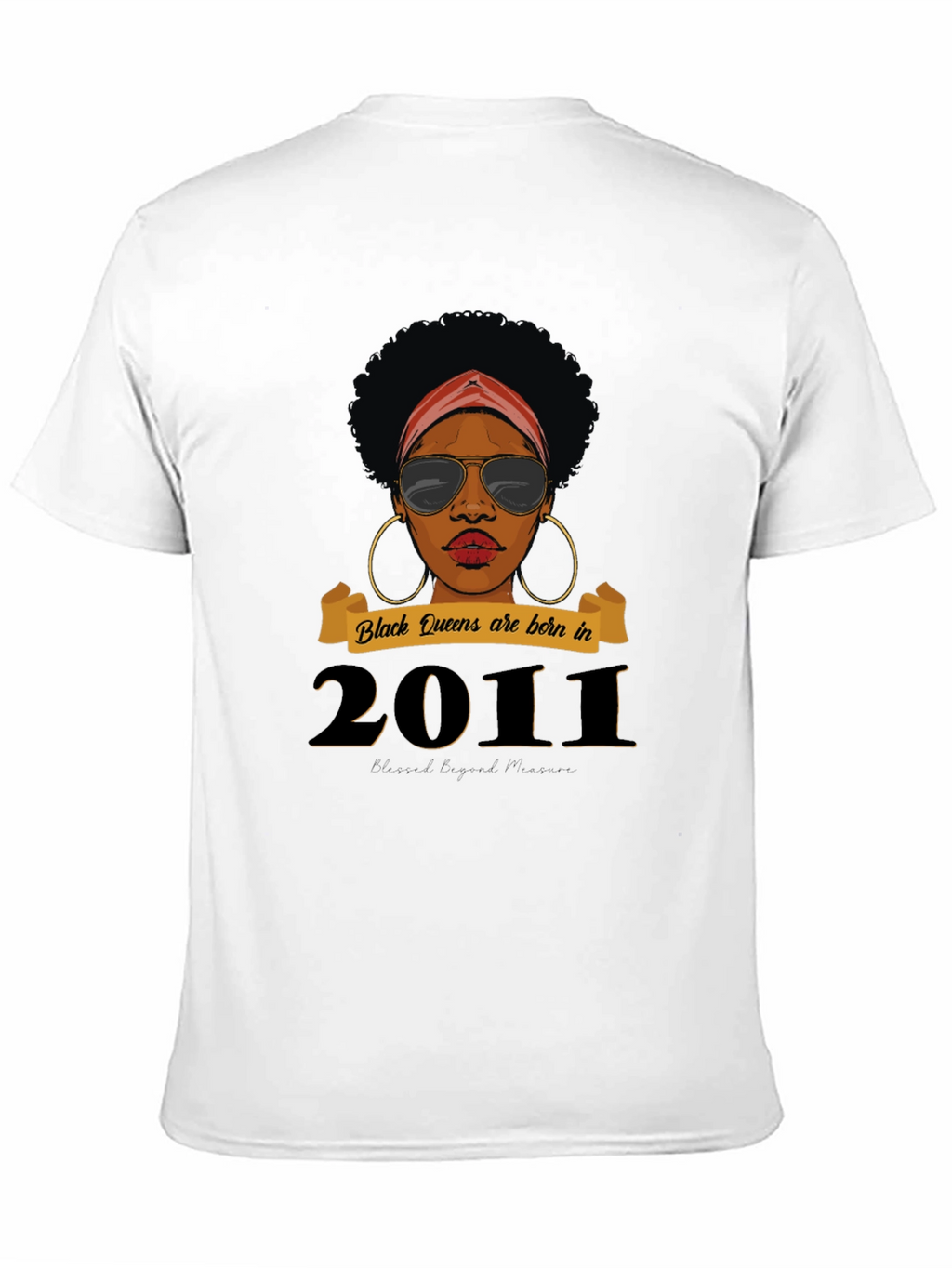 Black Queen Born in 2011 T-Shirt