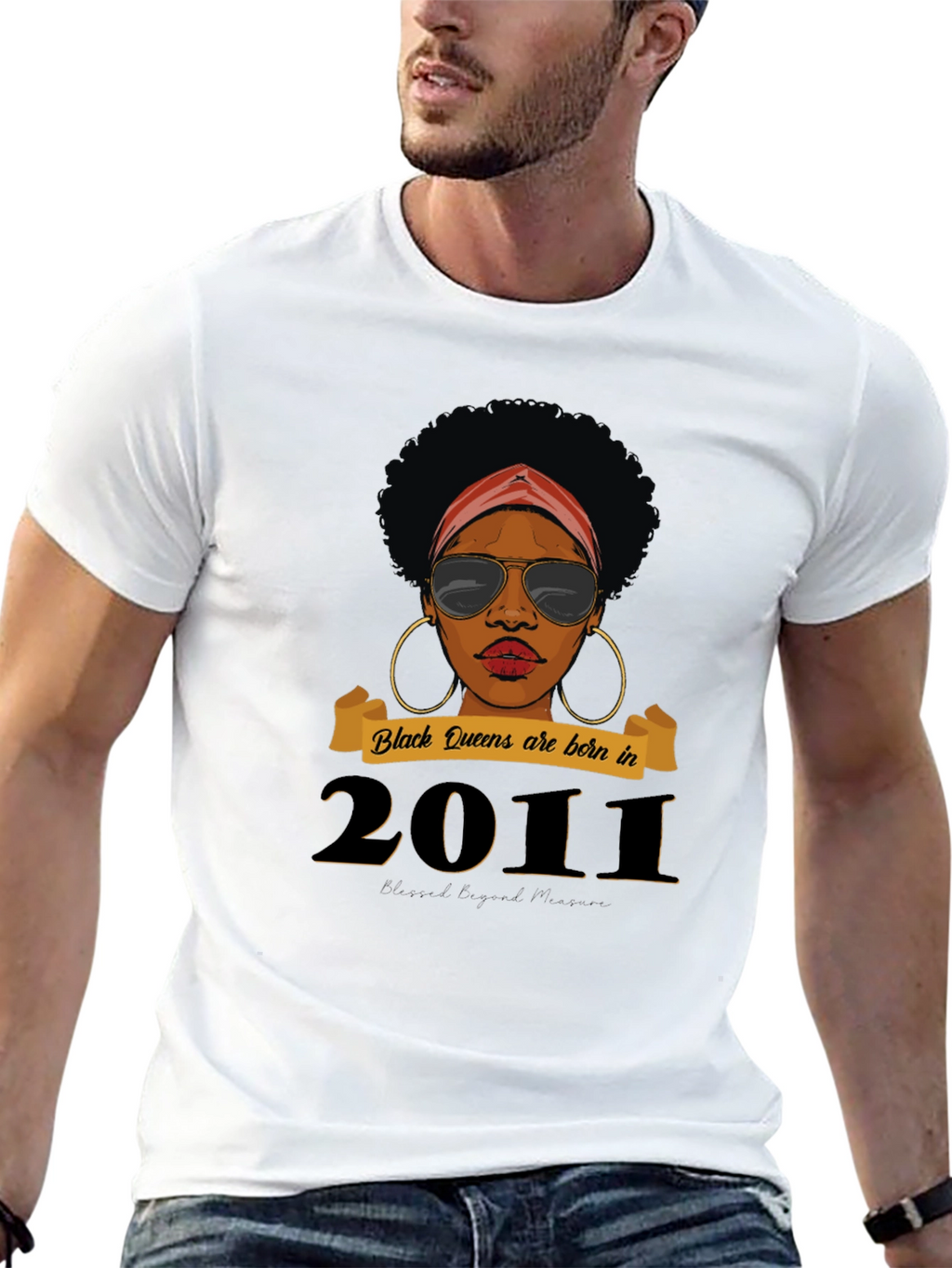 Black Queen Born in 2011 T-Shirt