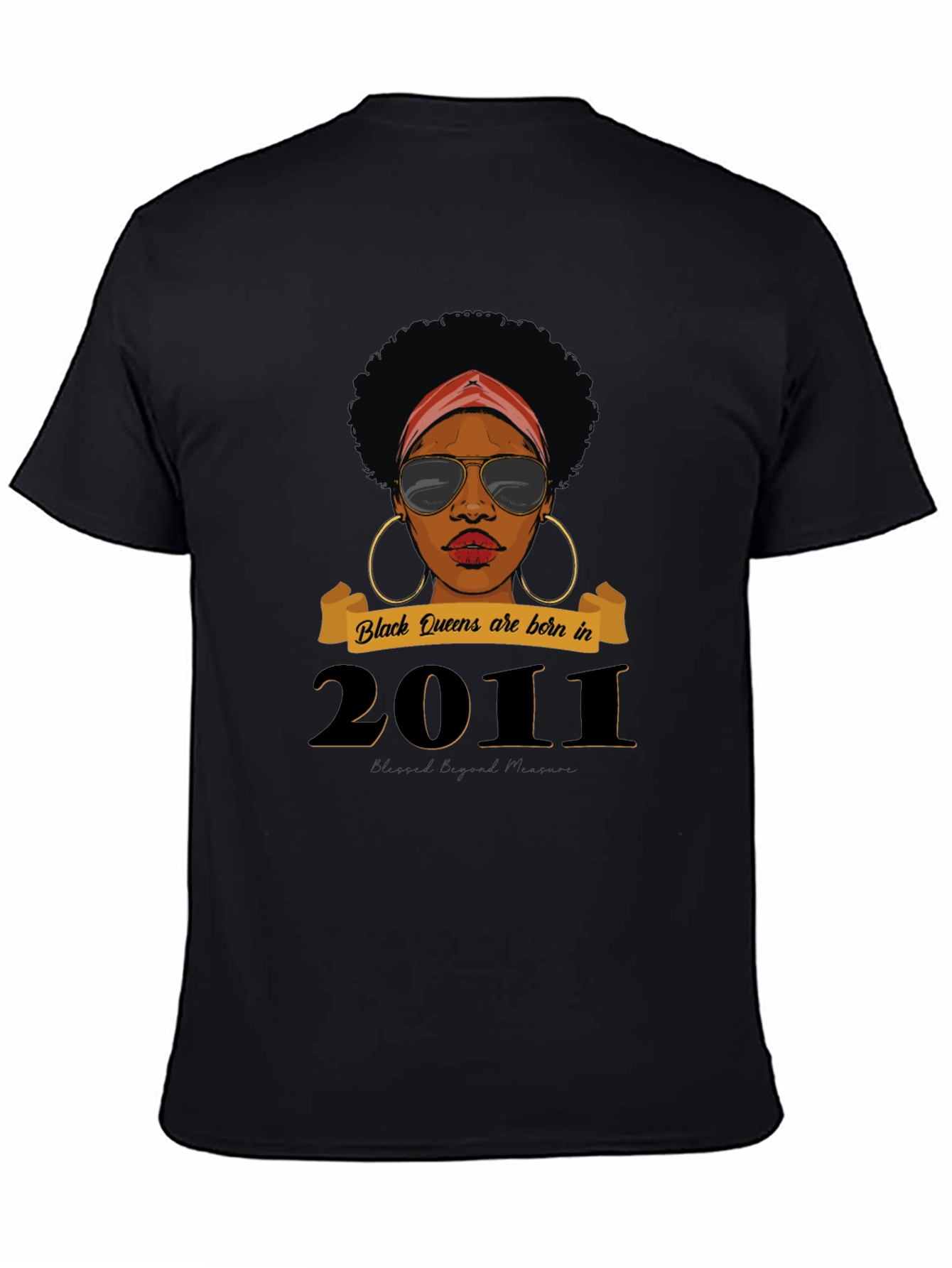 Black Queen Born in 2011 T-Shirt