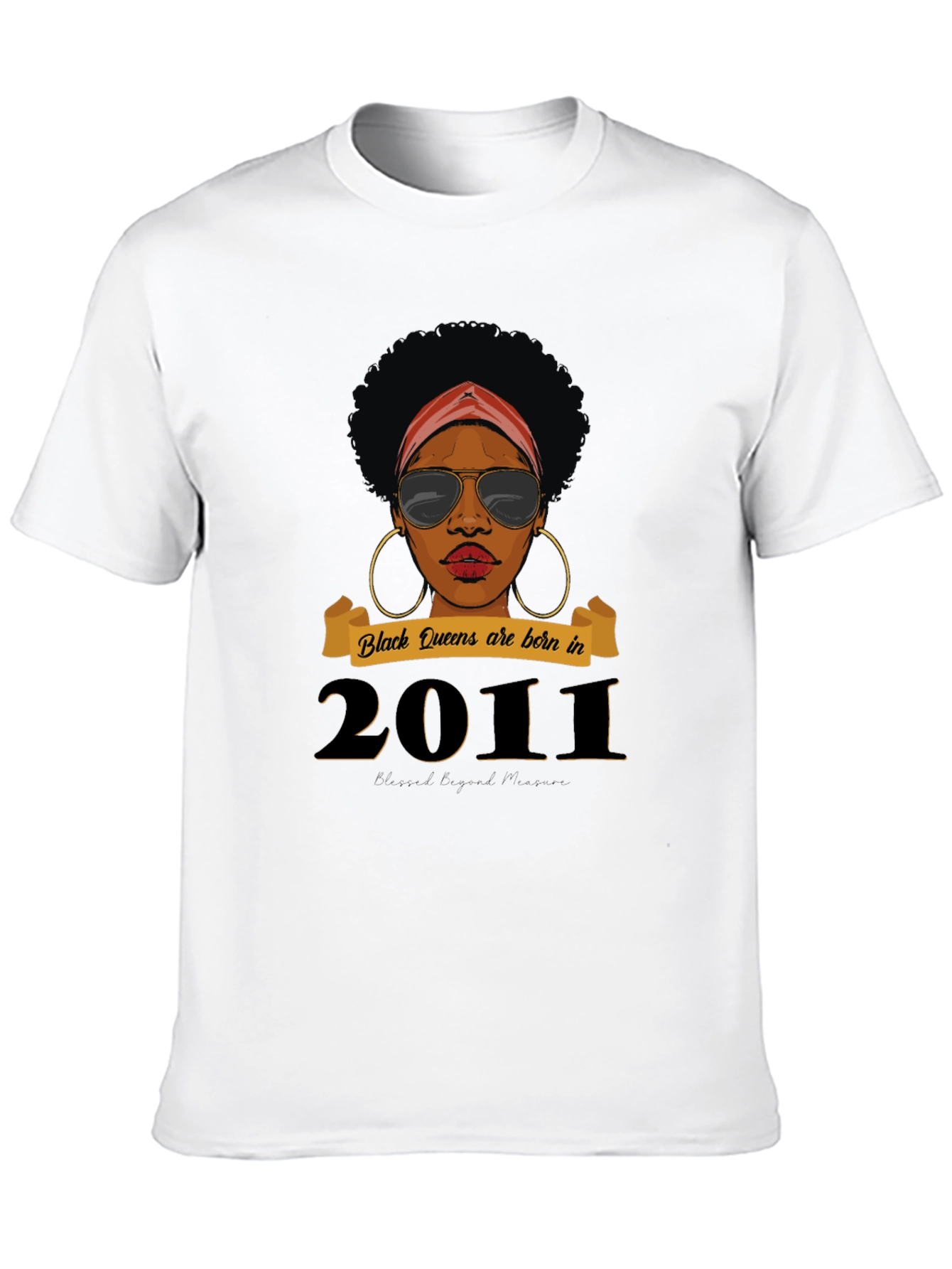 Black Queen Born in 2011 T-Shirt