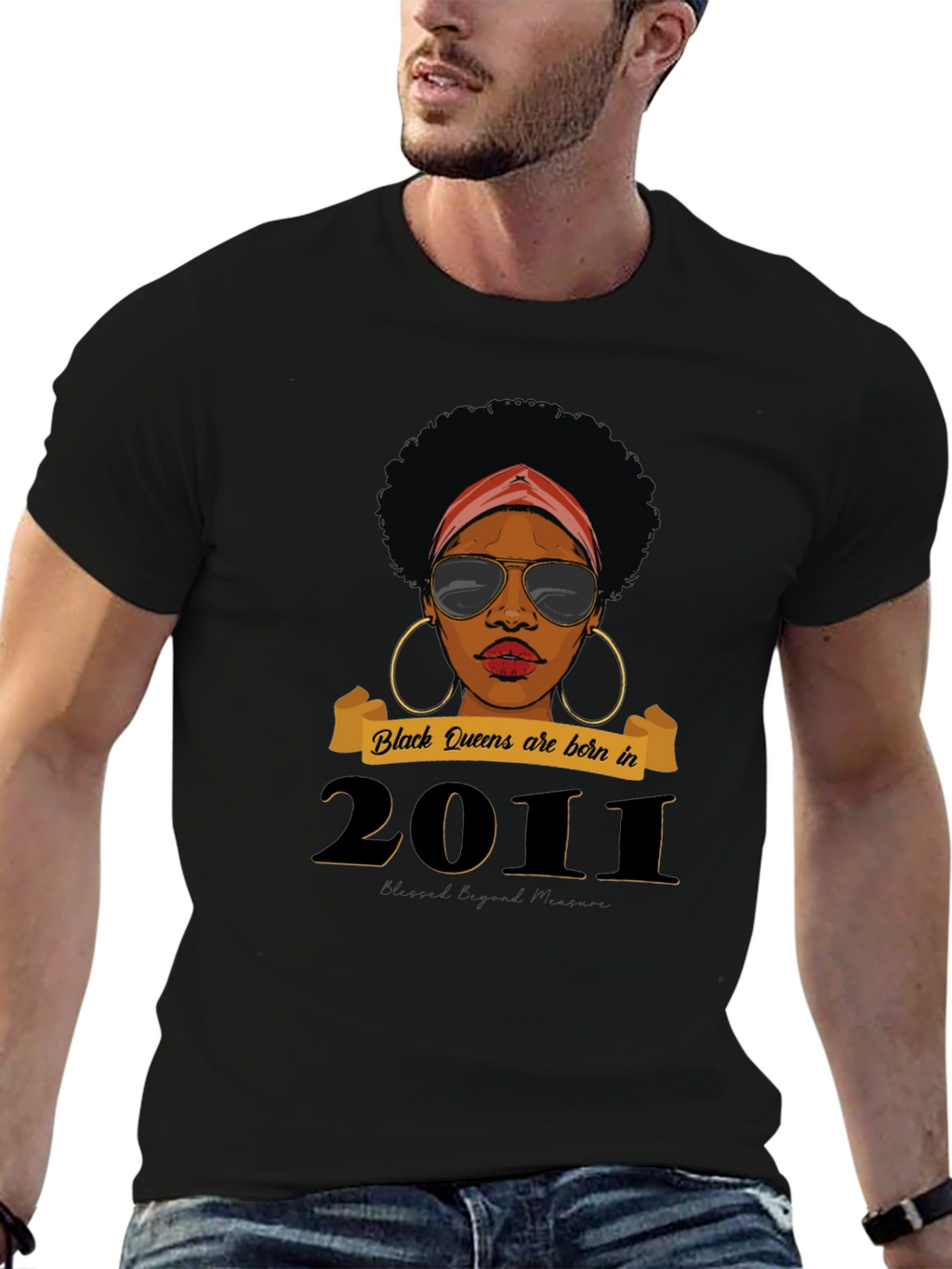 Black Queen Born in 2011 T-Shirt