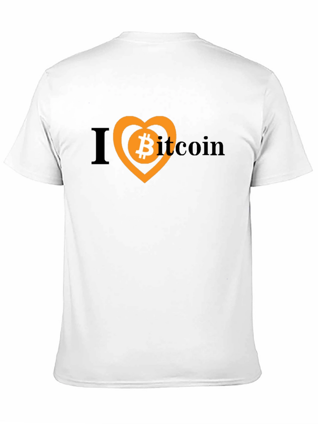 I Heart Bitcoin Black Tee - Crypto Lovers T-Shirt
