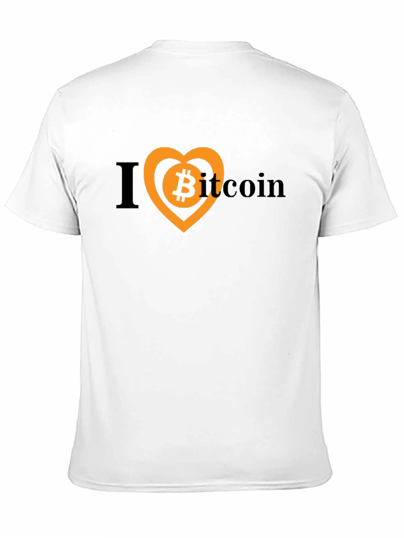 I Heart Bitcoin Black Tee - Crypto Lovers T-Shirt