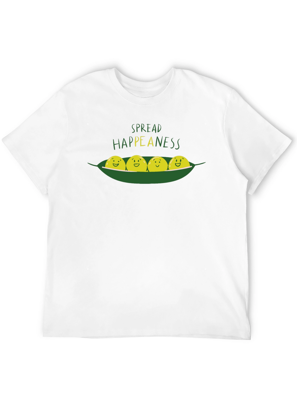 Spread Happea-ness Black Graphic Tee