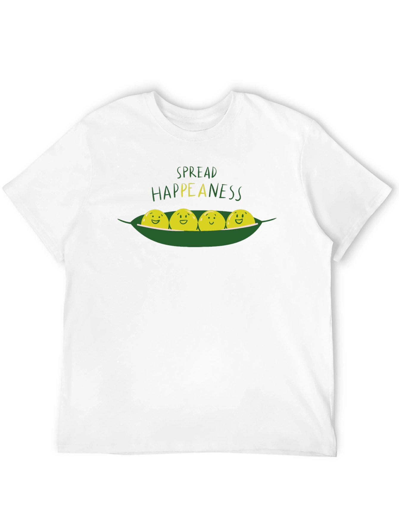 Spread Happea-ness Black Graphic Tee