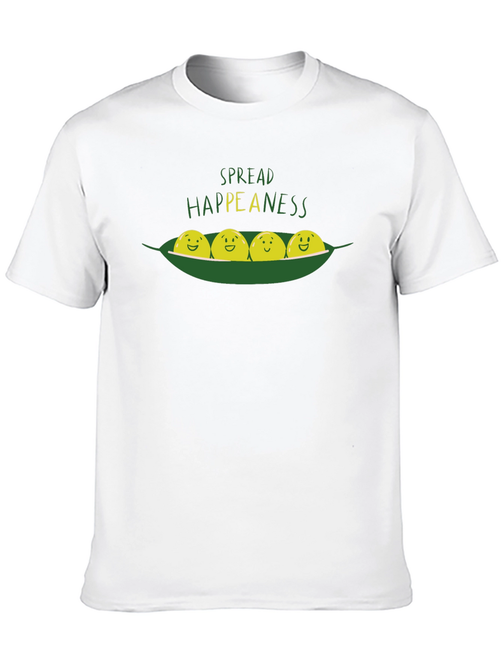 Spread Happea-ness Black Graphic Tee