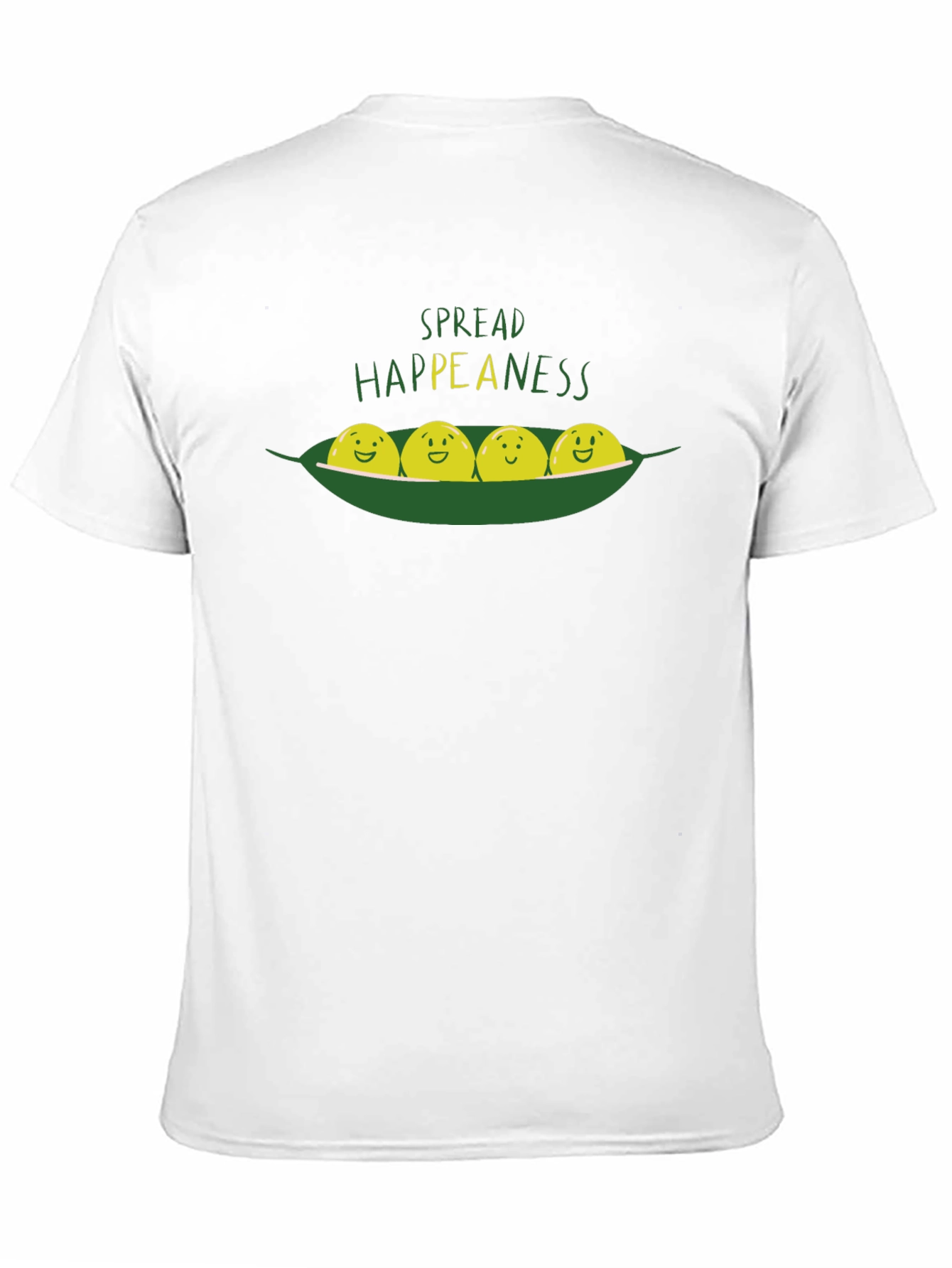 Spread Happea-ness Black Graphic Tee
