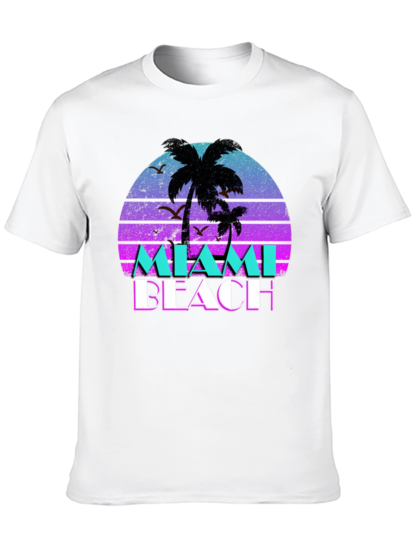 Miami Beach Retro Graphic Tee