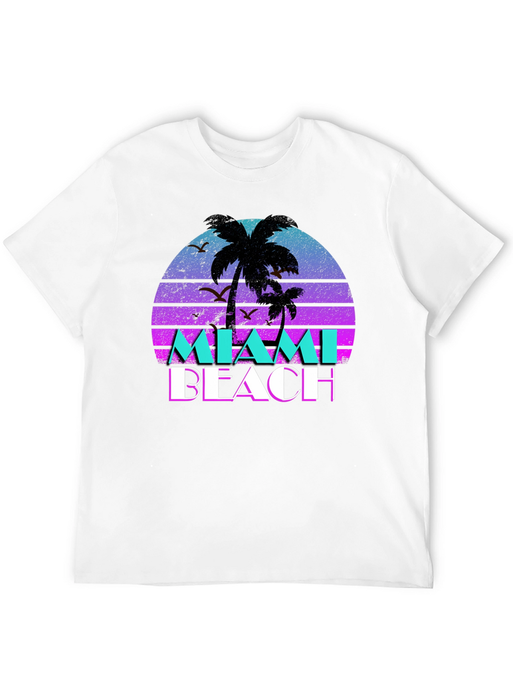 Miami Beach Retro Graphic Tee