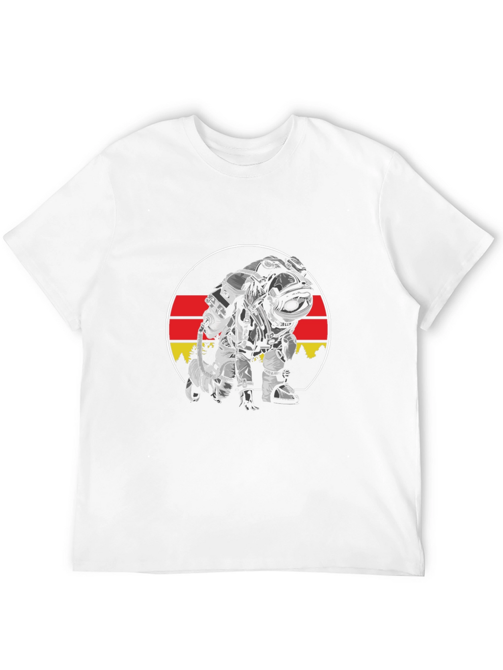 Astronaut Germany Flag T-Shirt - Space Adventure
