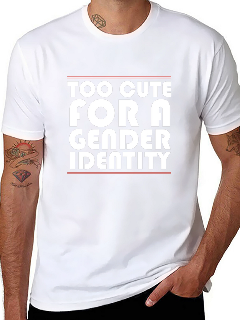 Too Cute For a Gender Identity T-Shirt