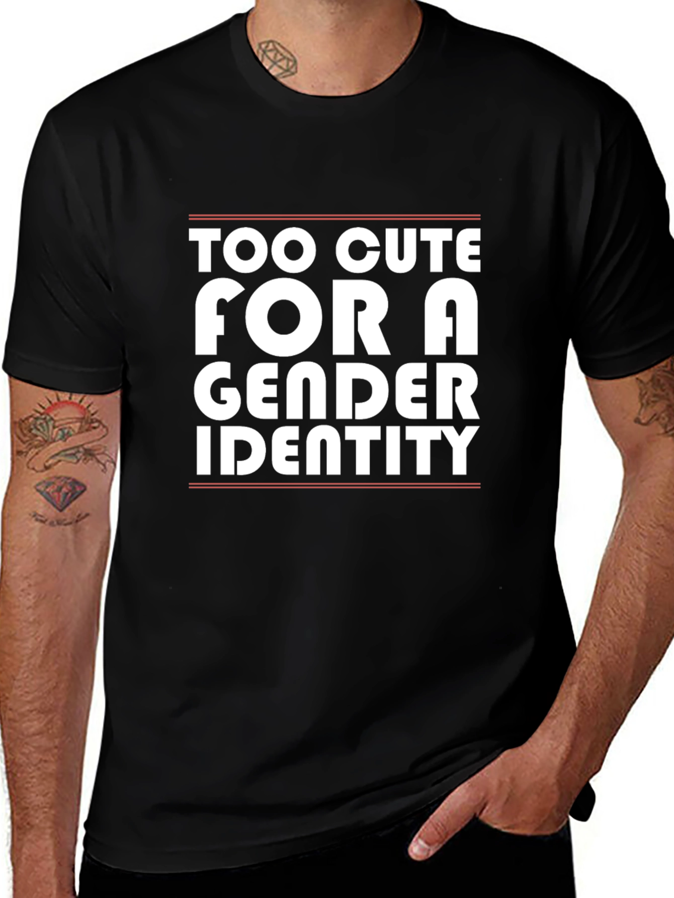 Too Cute For a Gender Identity T-Shirt