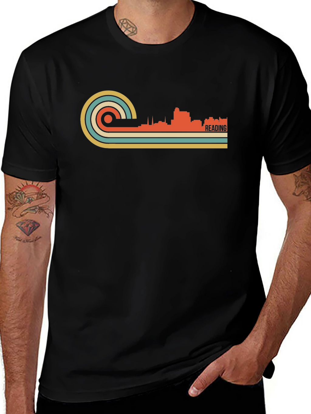 Retro Reading Skyline T-Shirt