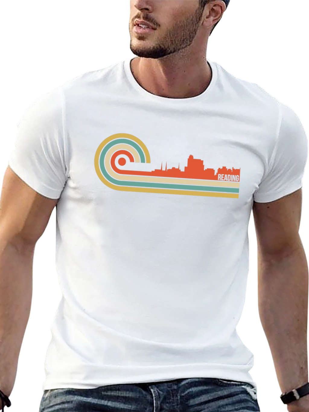 Retro Reading Skyline T-Shirt