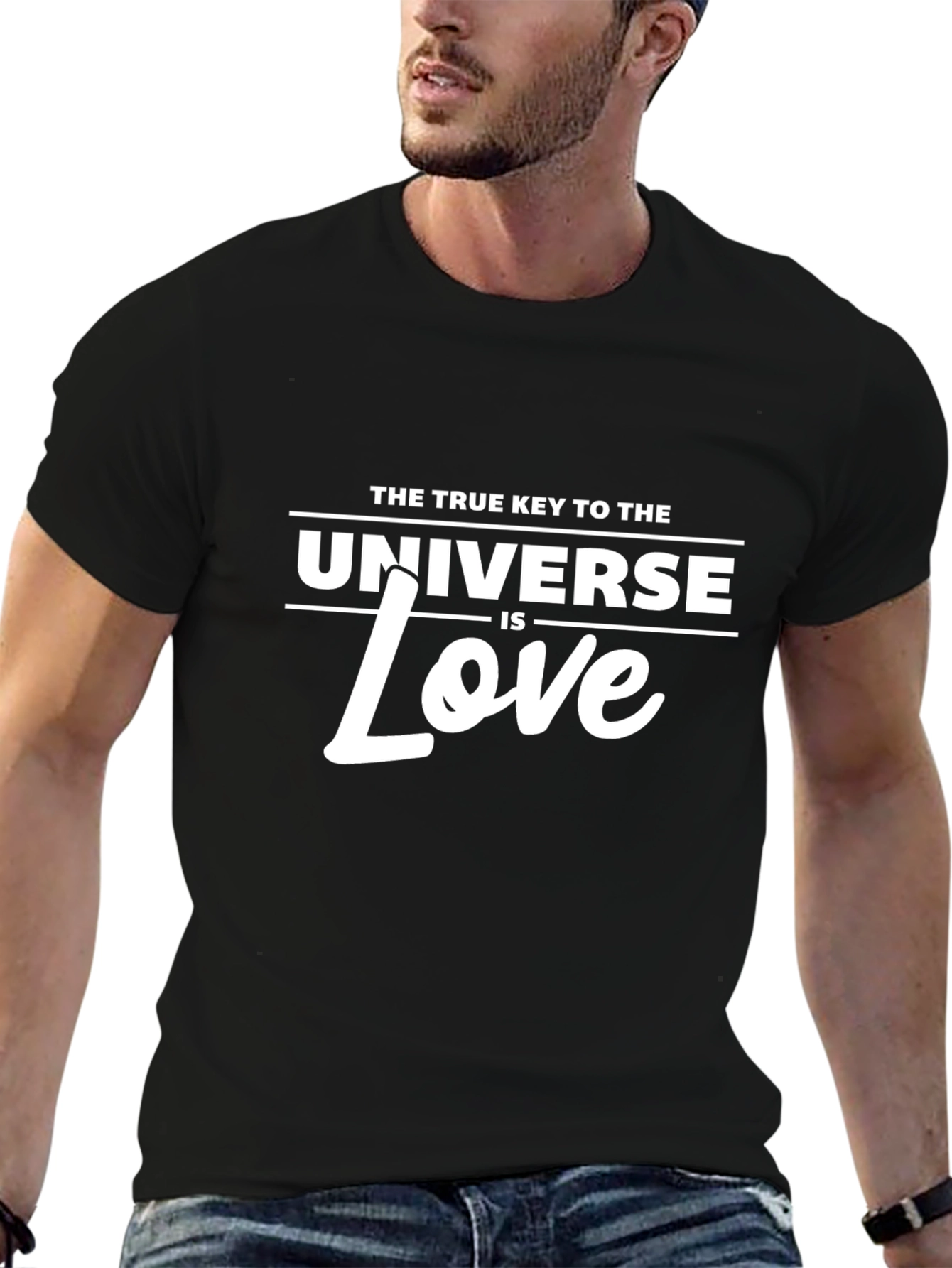 Love is the Key T-Shirt - Mens Black Tee