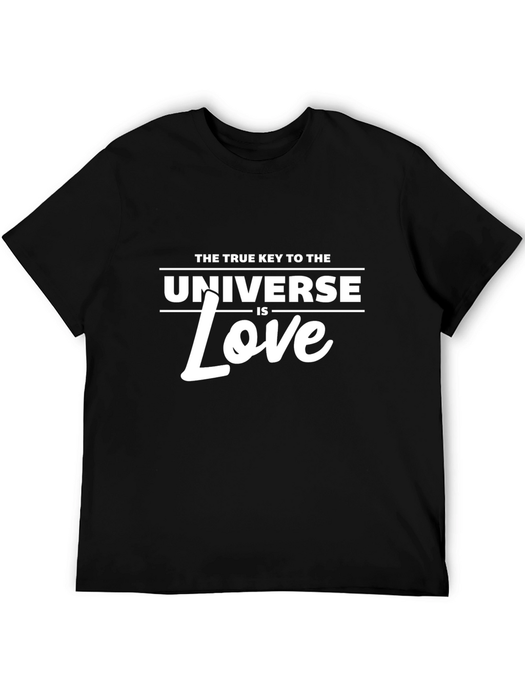 Love is the Key T-Shirt - Mens Black Tee