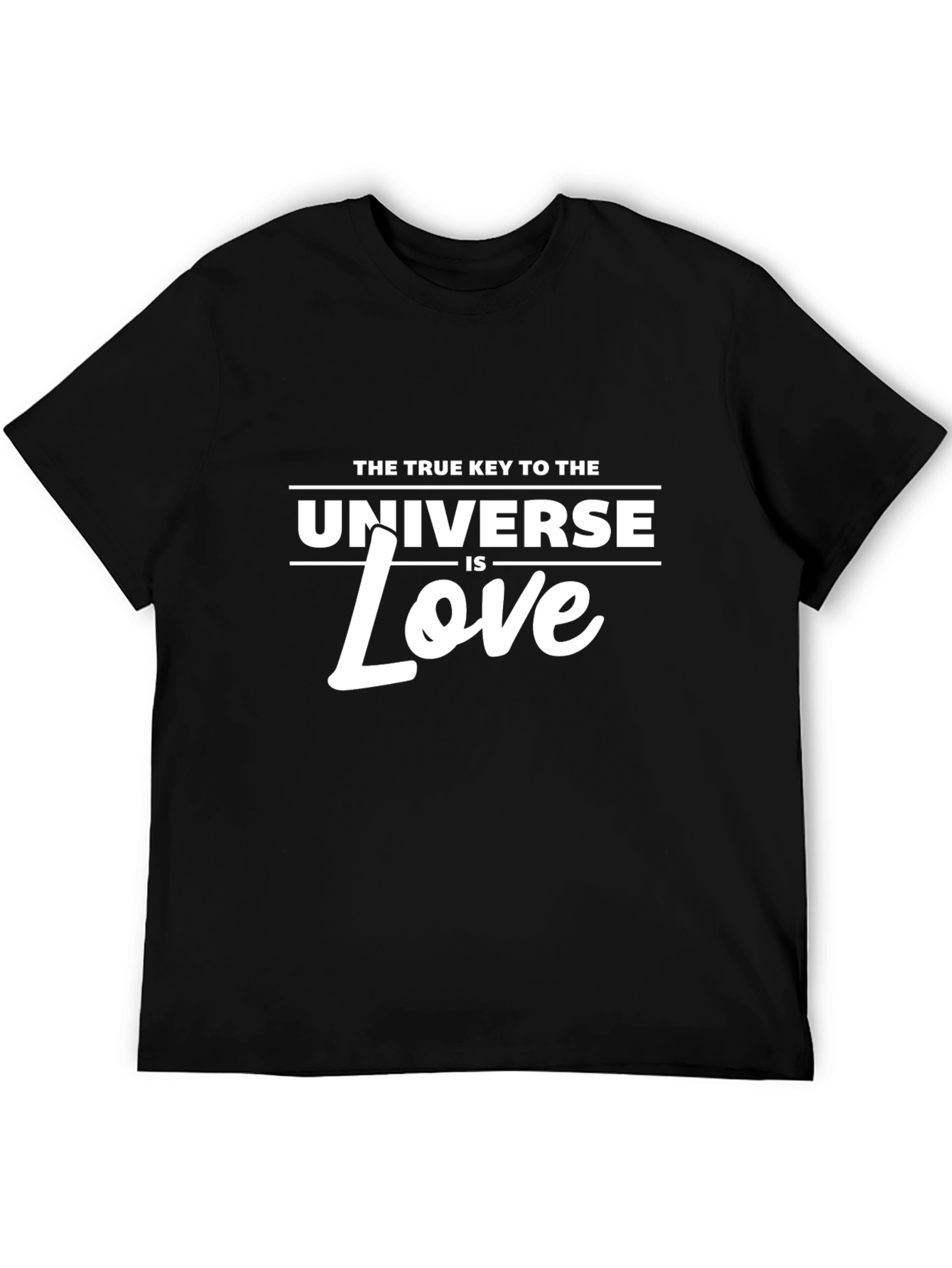 Love is the Key T-Shirt - Mens Black Tee