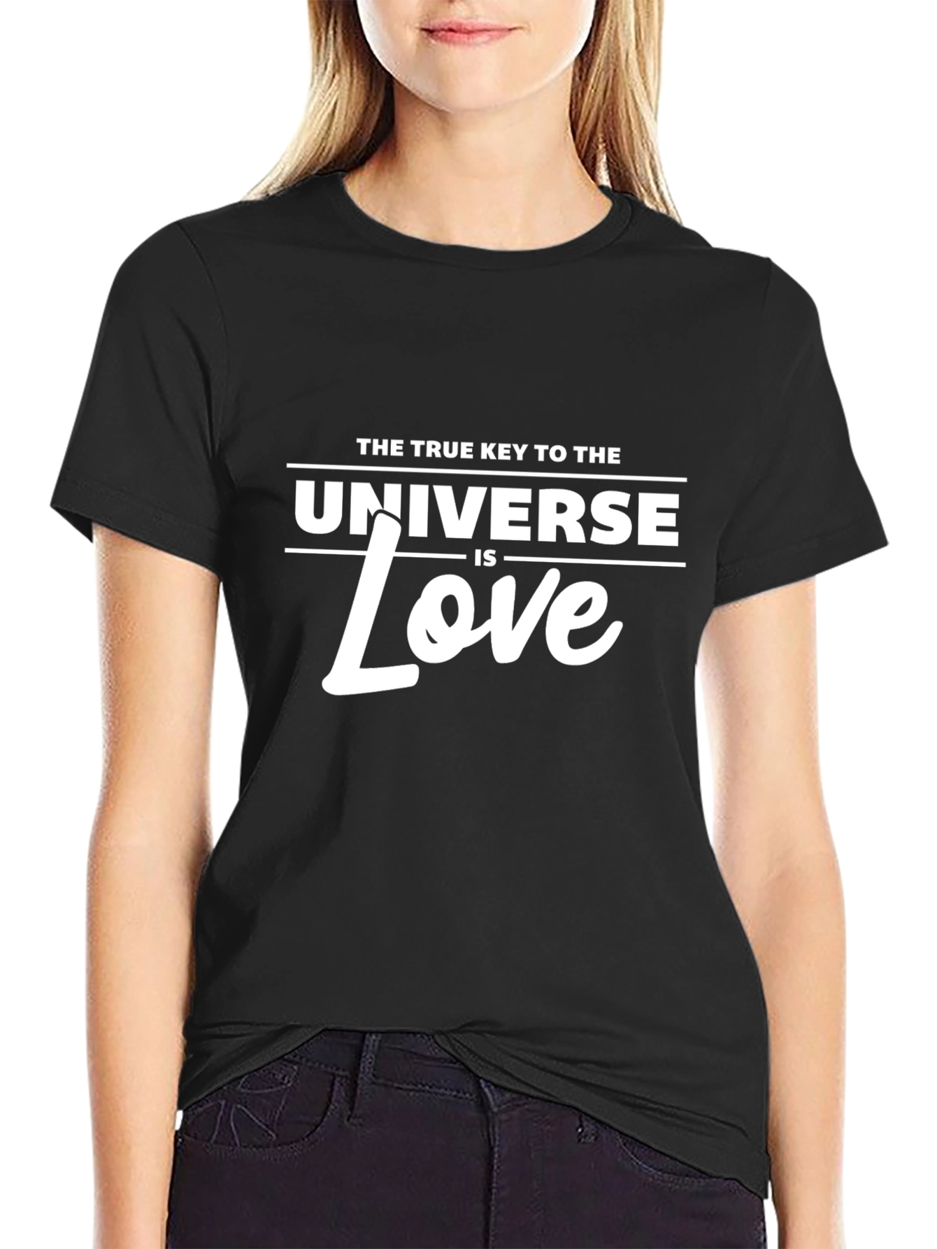 Love is the Key T-Shirt - Mens Black Tee