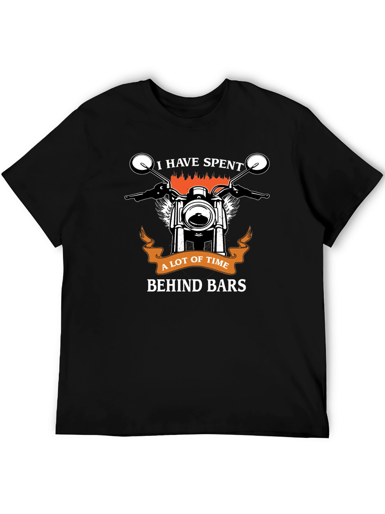 Motorcycle Rider T-Shirt: I Have Spent Time Behind Bars
