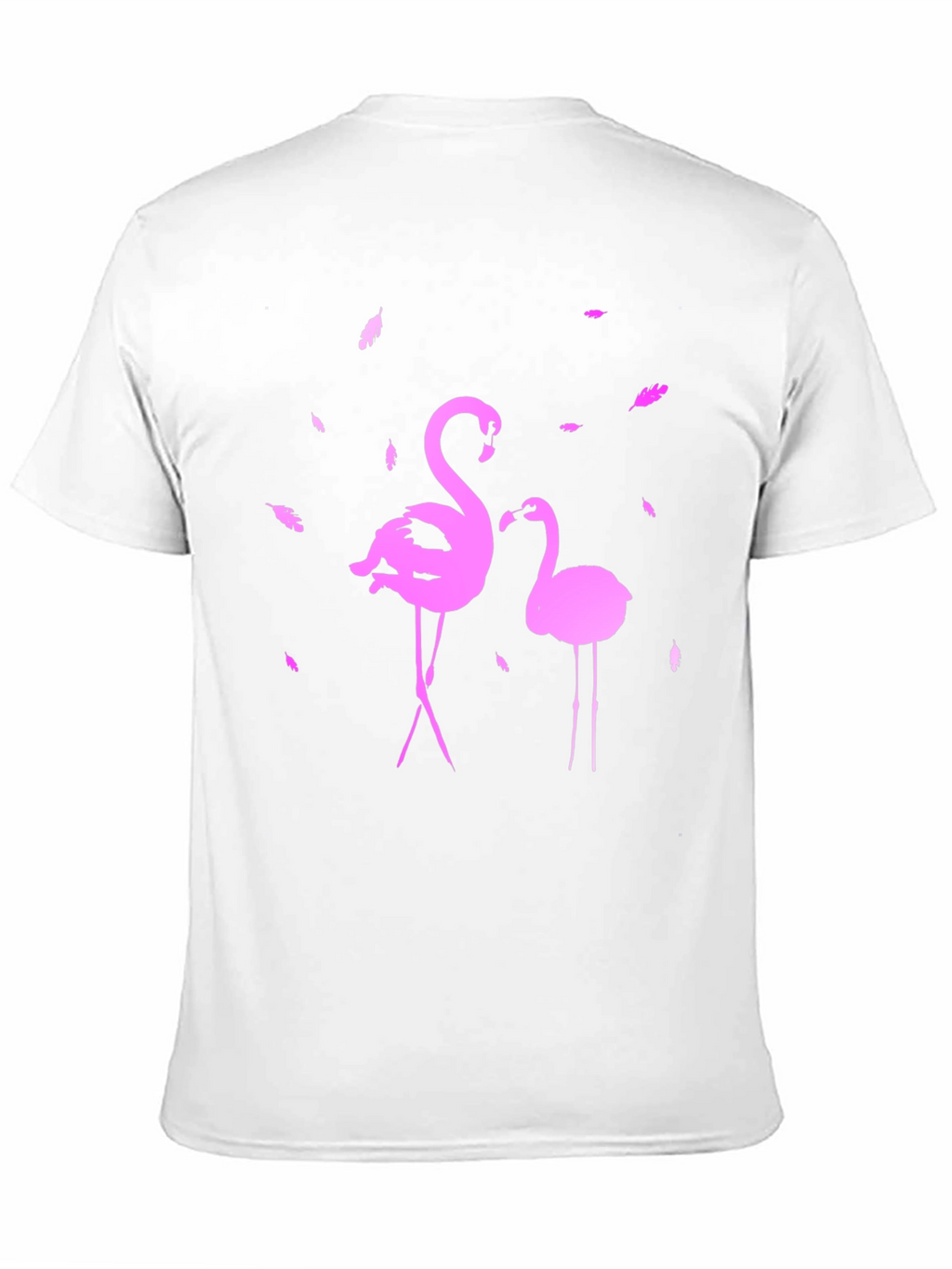 Flamingo Graphic Tee - Stylish Black T-Shirt
