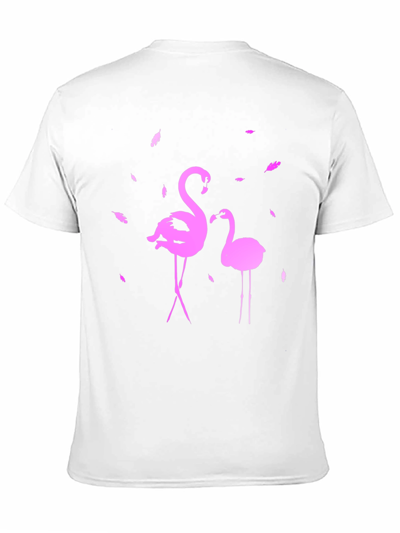 Flamingo Graphic Tee - Stylish Black T-Shirt
