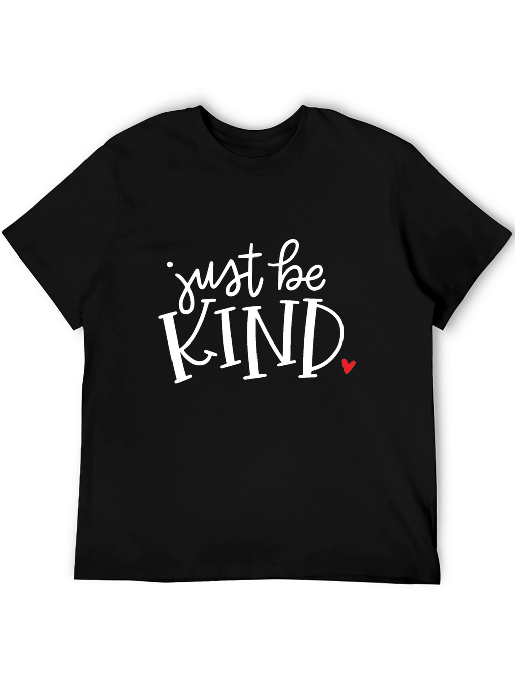 Just Be Kind Graphic Tee - Classic Black T-Shirt