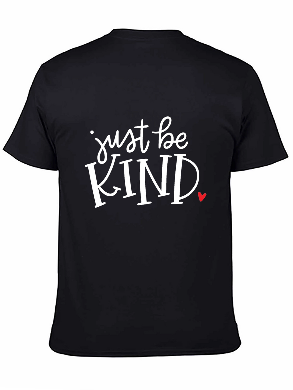 Just Be Kind Graphic Tee - Classic Black T-Shirt