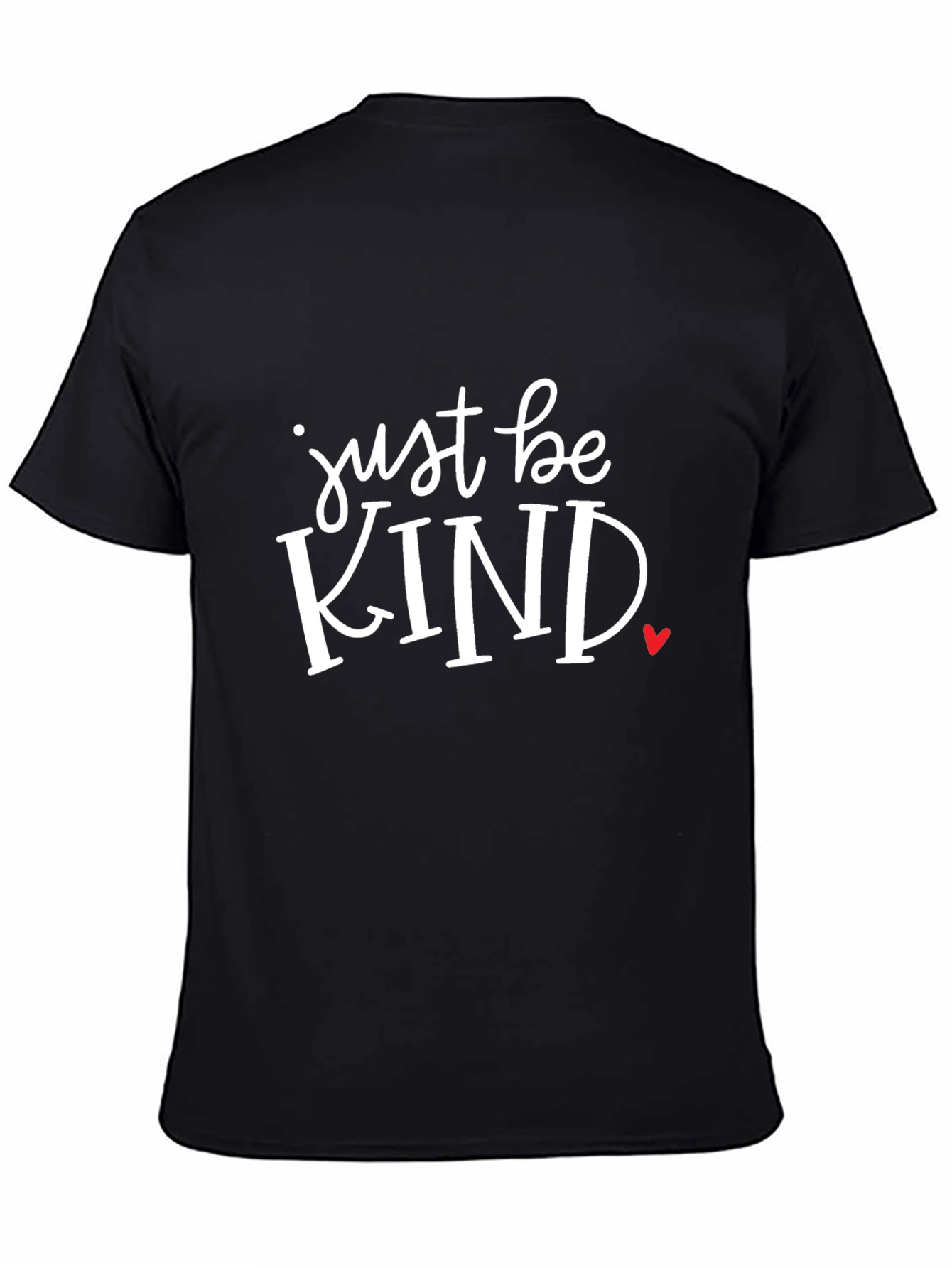 Just Be Kind Graphic Tee - Classic Black T-Shirt