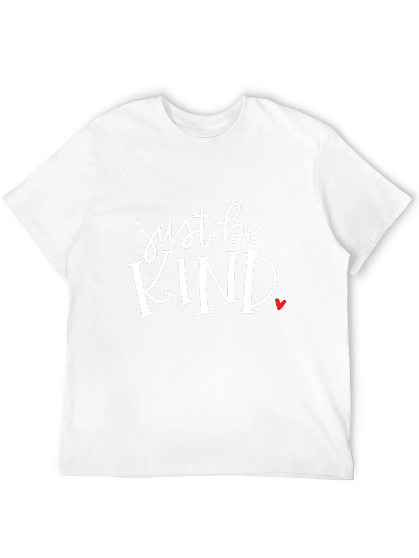 Just Be Kind Graphic Tee - Classic Black T-Shirt