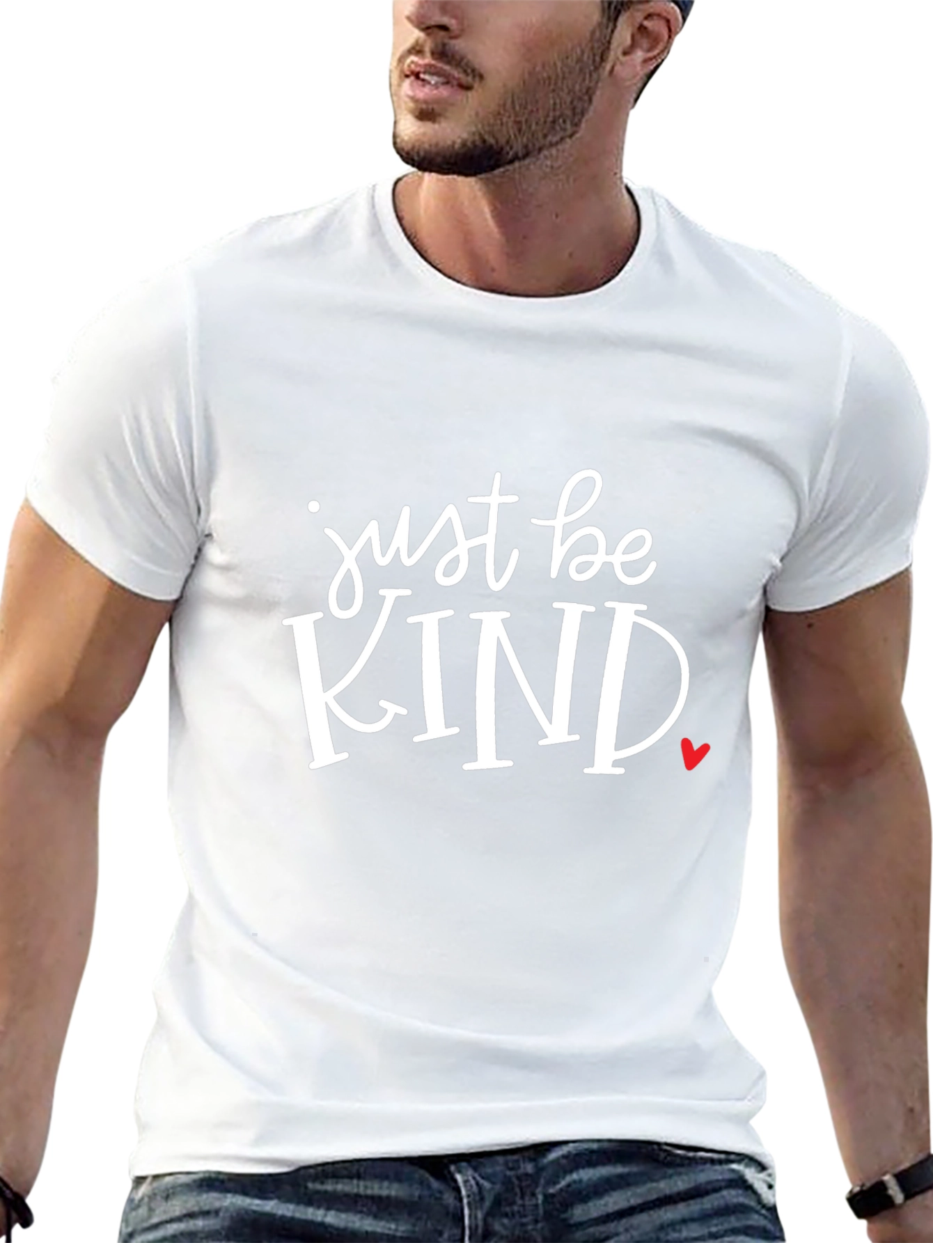 Just Be Kind Graphic Tee - Classic Black T-Shirt