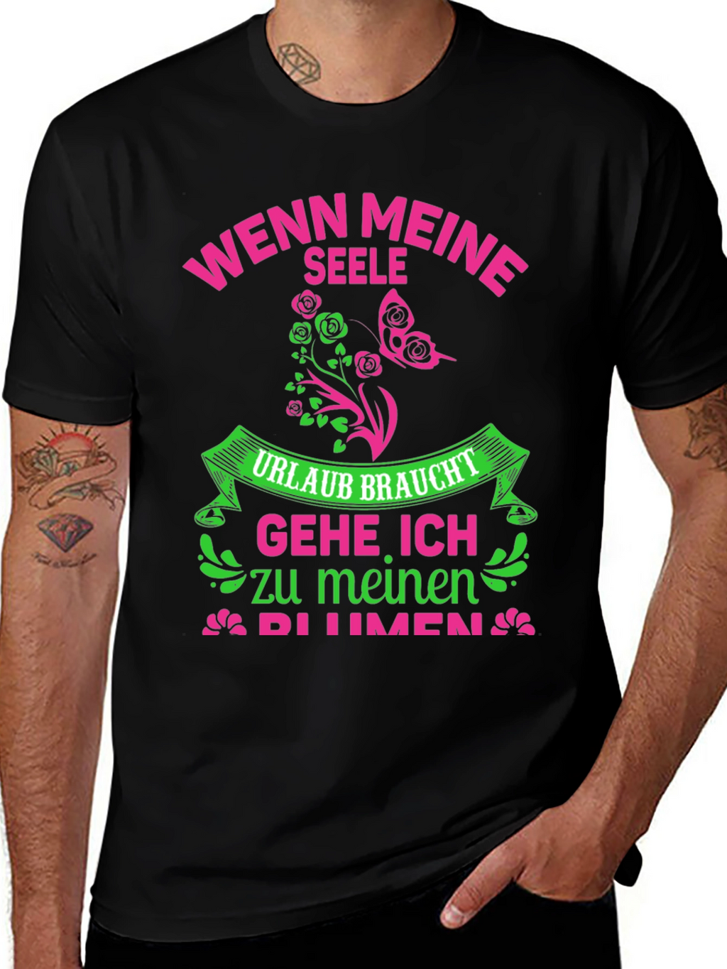 Wenn Meine Seele Urlaub Braucht Graphic Tee