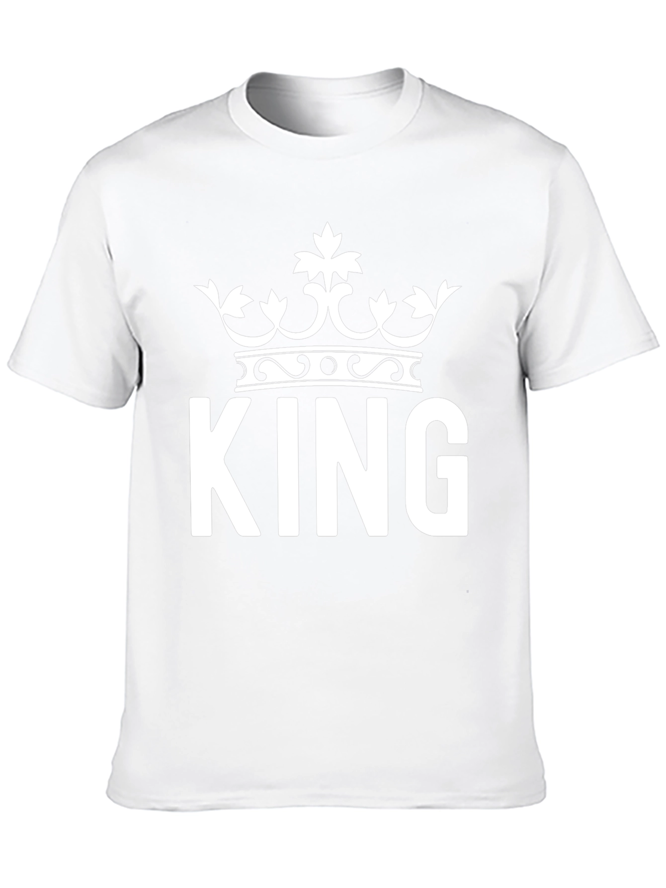 King Crown Graphic Tee - Black Cotton Blend