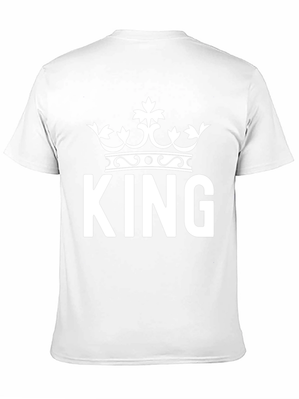 King Crown Graphic Tee - Black Cotton Blend