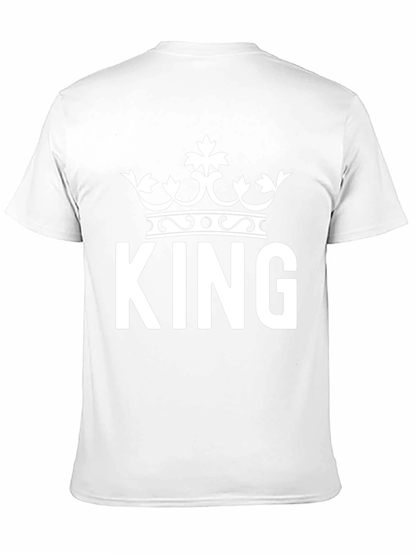 King Crown Graphic Tee - Black Cotton Blend