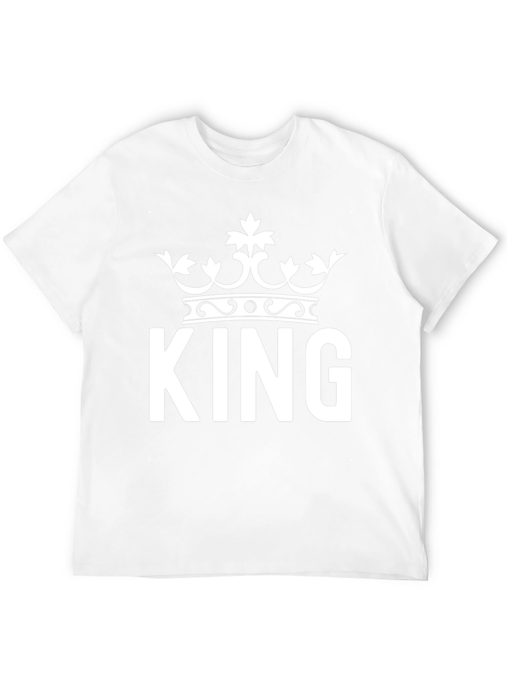 King Crown Graphic Tee - Black Cotton Blend