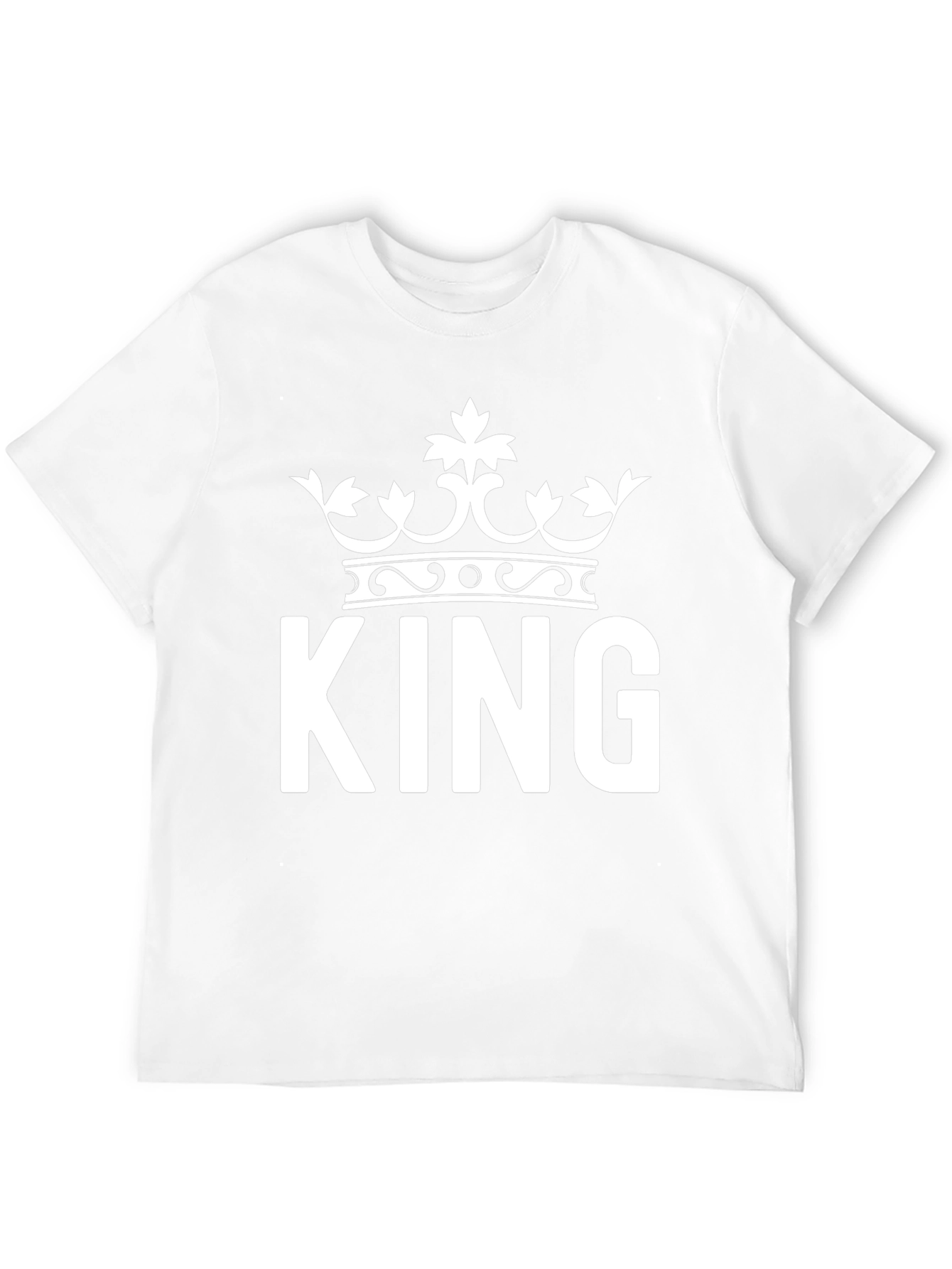 King Crown Graphic Tee - Black Cotton Blend