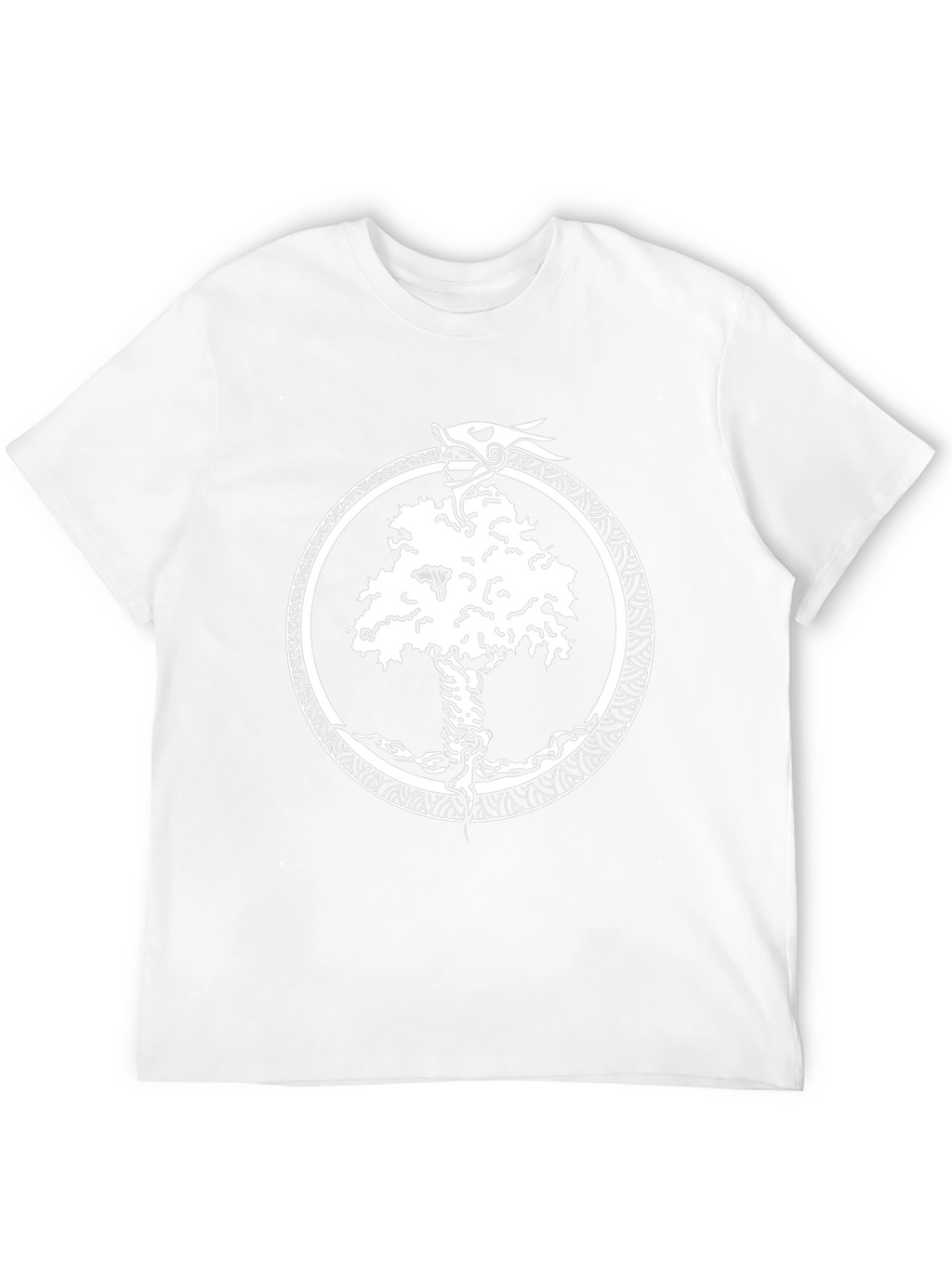 Yggdrasil Serpent T-Shirt - Viking World Tree Design
