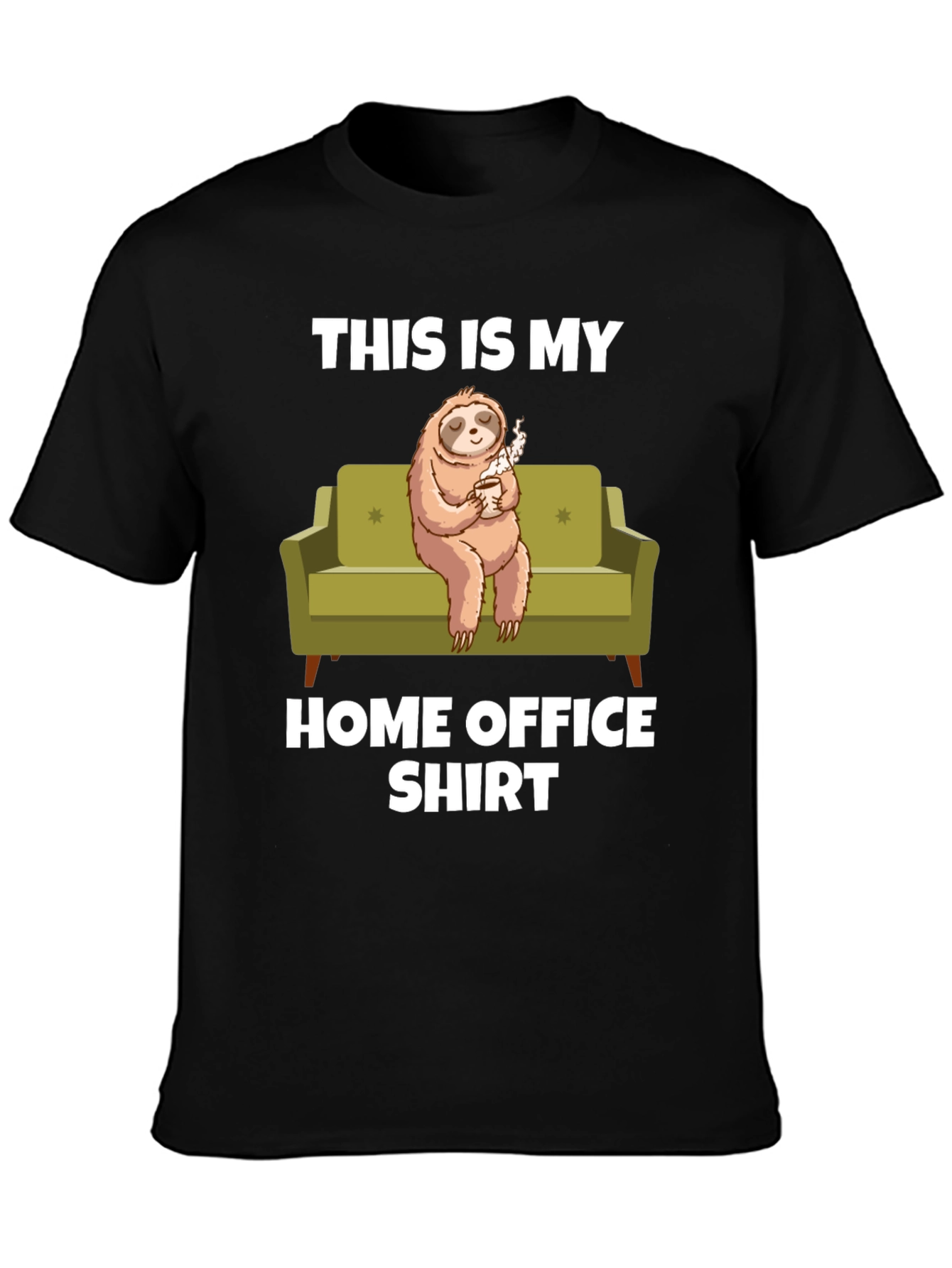 Home Office Sloth T-Shirt - Funny Work From Home Tee