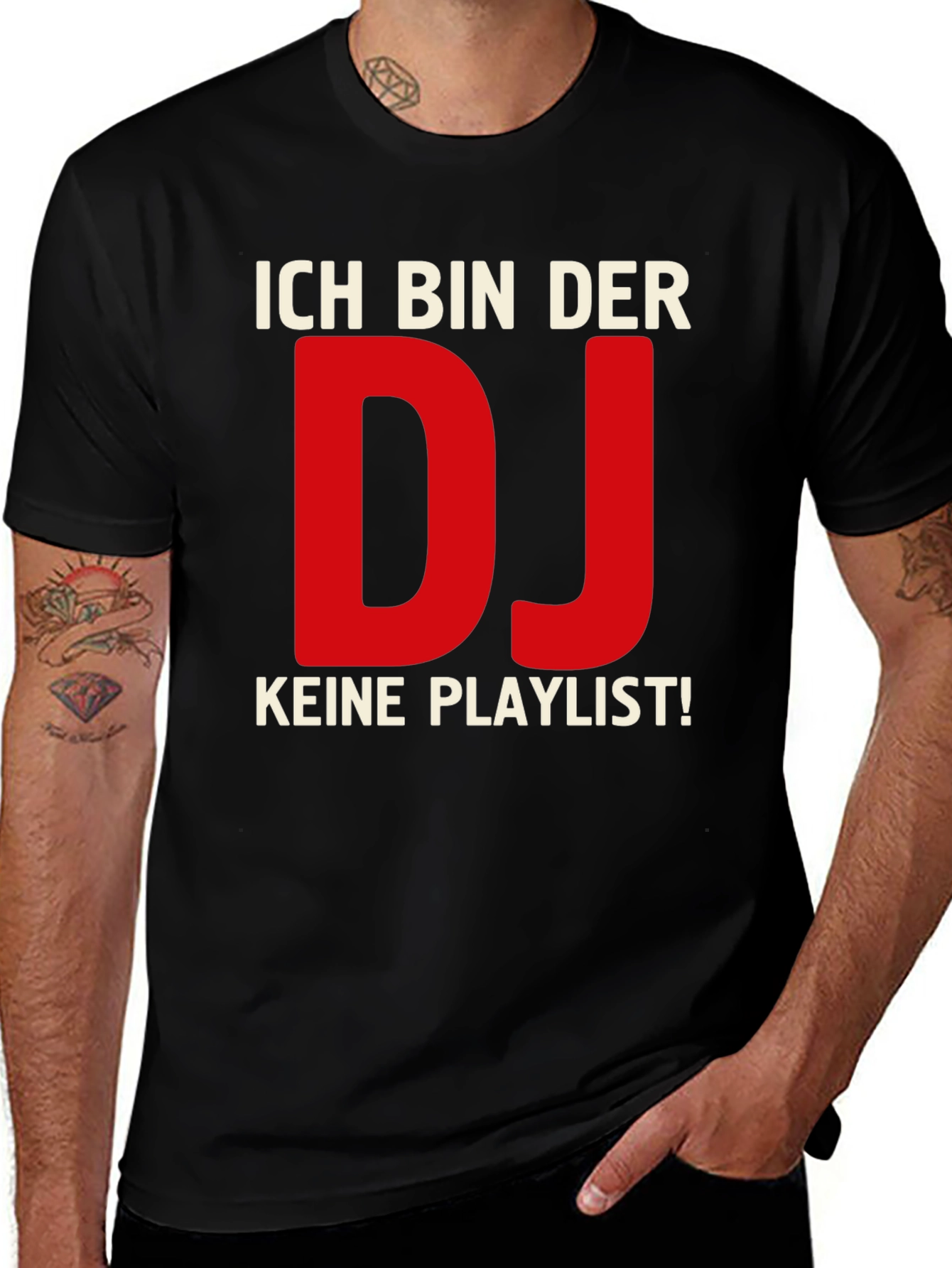 Ich Bin Der DJ T-Shirt - No Playlist German DJ Shirt