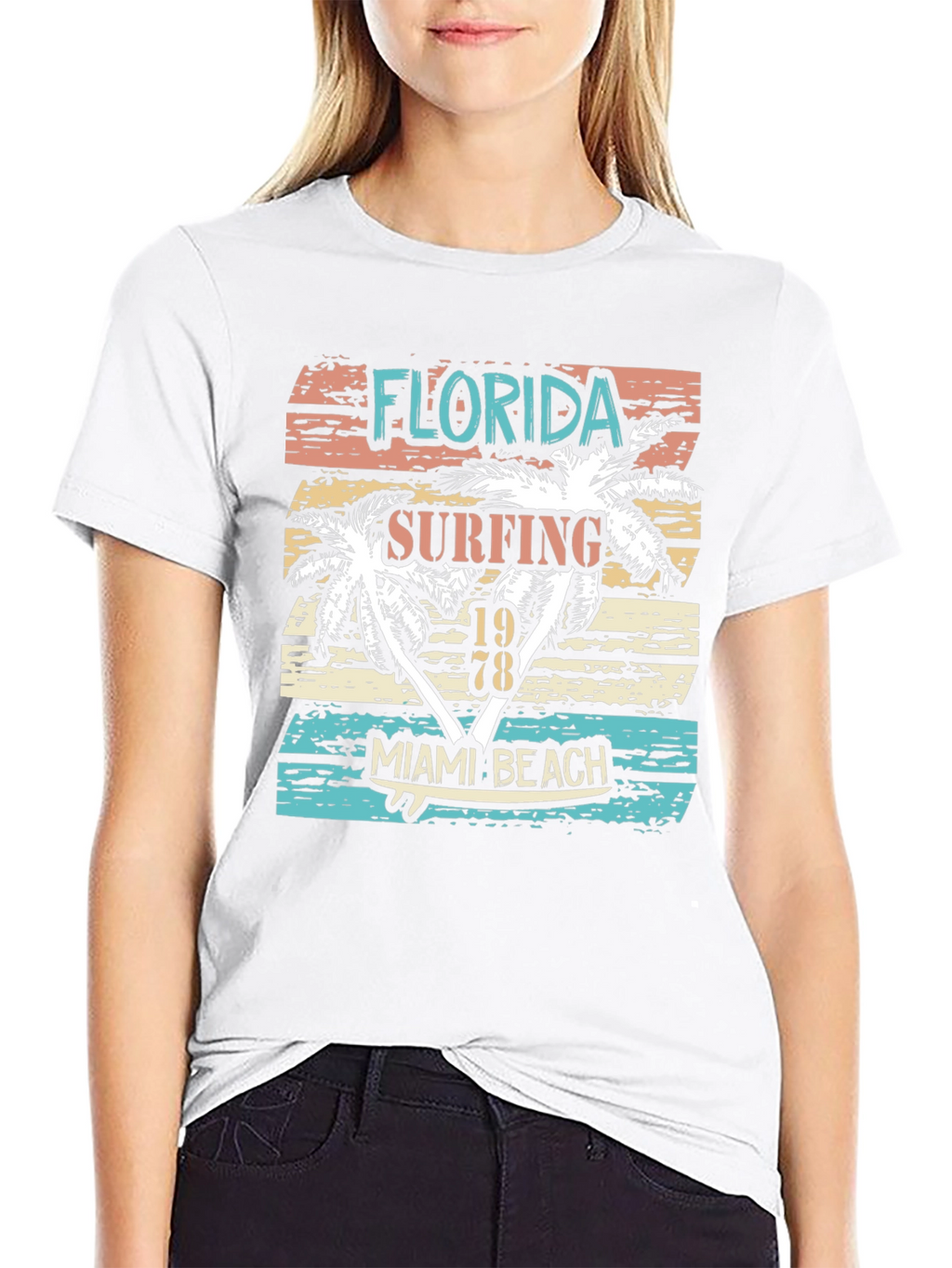 Florida Surfing Miami Beach 1978 T-Shirt