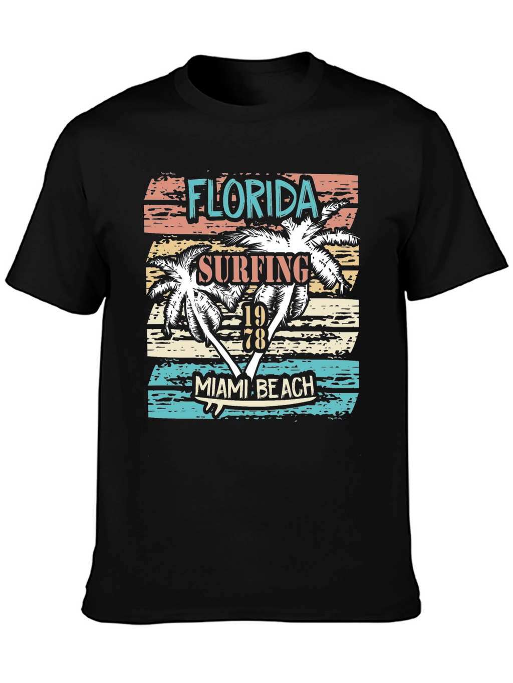 Florida Surfing Miami Beach 1978 T-Shirt