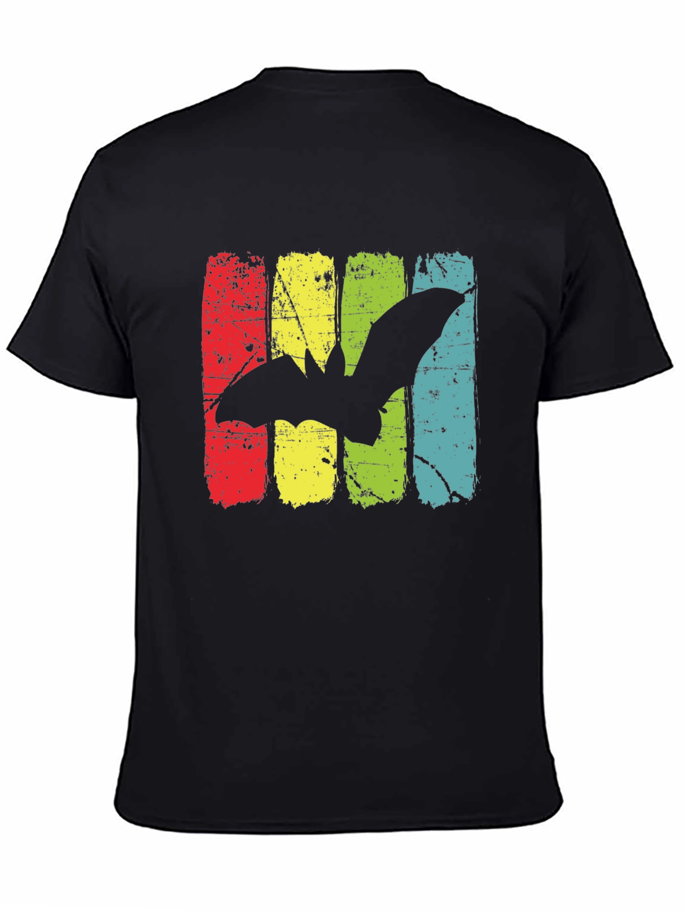Retro Bat Graphic Tee - Vintage Halloween T-Shirt